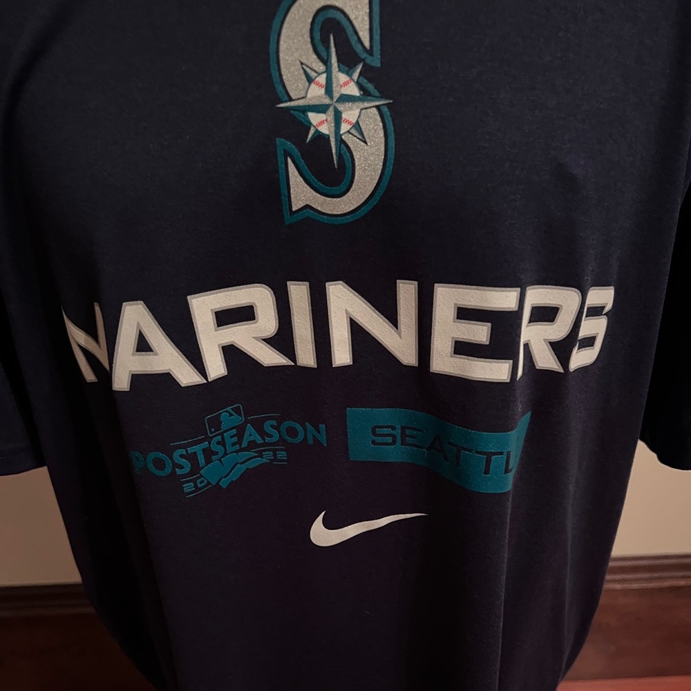 Nike Navy Mariners Performance Tee - image 2